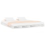 Cama de palets madera maciza pino blanca 120x190 cm de vidaXL, Camas y somieres - Ref: Foro24-821428, Precio: 139,50 €, Descu...
