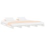 Cama de palets madera maciza pino blanca 120x190 cm de vidaXL, Camas y somieres - Ref: Foro24-821428, Precio: 139,50 €, Descu...