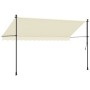 Toldo retráctil de tela y acero crema 350x150 cm en Toldos | Comprar online en Foru.es