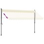 Toldo retráctil de tela y acero crema 350x150 cm en Toldos | Comprar online en Foru.es
