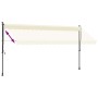 Toldo retráctil de tela y acero crema 400x150 cm en Toldos | Comprar online en Foru.es
