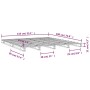 Cama de palets de madera maciza de pino negro 135x190 cm de vidaXL, Camas y somieres - Ref: Foro24-821436, Precio: 179,93 €, ...
