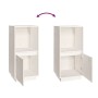 Aparador de madera maciza de pino blanco 38x35x80 cm de vidaXL, Aparadores - Ref: Foro24-814345, Precio: 39,89 €, Descuento: %