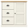 Aparador alto VIGO madera maciza de pino blanco 78x40x175 cm de vidaXL, Aparadores - Ref: Foro24-3188305, Precio: 318,33 €, D...