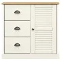 Aparador alto VIGO madera maciza de pino blanco 78x40x175 cm de vidaXL, Aparadores - Ref: Foro24-3188305, Precio: 306,81 €, D...