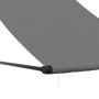 Toldo retráctil de tela y acero gris antracita 150x150 cm en Toldos | Comprar online en Foru.es