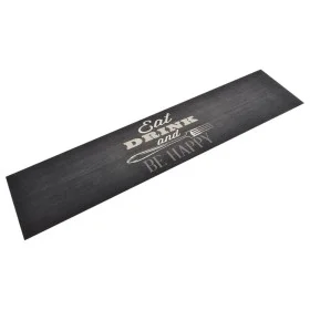 Washable black velvet kitchen rug 60x300 cm by vidaXL, Doormats - Ref: Foro24-136560, Price: 54,83 €, Discount: %