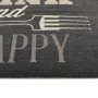 Alfombra de cocina lavable terciopelo negro 60x300 cm de vidaXL, Felpudos - Ref: Foro24-136560, Precio: 54,83 €, Descuento: %