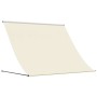 Toldo retráctil de tela y acero crema 250x150 cm en Toldos | Comprar online en Foru.es