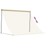 Toldo retráctil de tela y acero crema 250x150 cm en Toldos | Comprar online en Foru.es