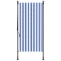 Persiana enrollable exterior tela acero azul blanco 100x270 cm en Toldos | Comprar online en Foru.es