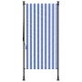 Persiana enrollable exterior tela acero azul blanco 120x270 cm en Toldos | Comprar online en Foru.es