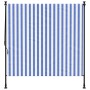 Persiana enrollable exterior tela acero azul blanco 150x270 cm en Toldos | Comprar online en Foru.es