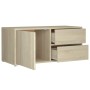 Mueble para TV madera contrachapada color roble 80x34x36 cm de vidaXL, Muebles TV - Ref: Foro24-801853, Precio: 50,35 €, Desc...