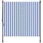 Persiana enrollable exterior tela acero azul blanco 200x270 cm en Toldos | Comprar online en Foru.es