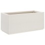 Jardinera PP blanco 80x36x35 cm en Macetas y jardineras | Comprar online en Foru.es