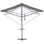 Toldo de pie tela y acero azul y blanco 500x300 cm en Sombrillas | Comprar online en Foru.es