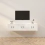 Muebles para TV de pared 3 uds blanco brillante 57x34,5x40 cm de vidaXL, Muebles TV - Ref: Foro24-3188344, Precio: 116,31 €, ...