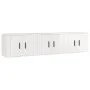 Muebles para TV de pared 3 uds blanco brillante 57x34,5x40 cm de vidaXL, Muebles TV - Ref: Foro24-3188344, Precio: 116,31 €, ...