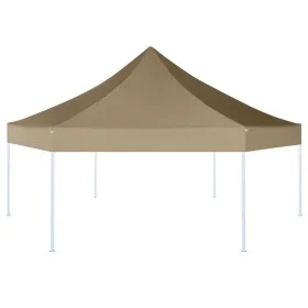 Carpa plegable emergente hexagonal 3,6x3,1 m taupé 220g/m² de vidaXL, Carpas y cenadores - Ref: Foro24-362009, Precio: 194,89...