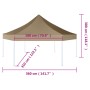Carpa plegable emergente hexagonal 3,6x3,1 m taupé 220g/m² de vidaXL, Carpas y cenadores - Ref: Foro24-362009, Precio: 199,01...