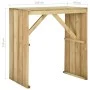 Mesa de bar de madera de pino impregnada 100x60x110 cm de vidaXL, Mesas de jardín - Ref: Foro24-318416, Precio: 143,48 €, Des...