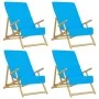 Toallas de playa 4 uds tela turquesa 400 g/m² 60x135 cm de vidaXL, Toallas de playa - Ref: Foro24-3157060, Precio: 52,79 €, D...