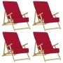 Toallas de playa 4 uds tela burdeos 400 g/m² 60x135 cm de vidaXL, Toallas de playa - Ref: Foro24-3157056, Precio: 46,94 €, De...
