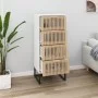 Aparador alto madera contrachapada blanco 40x30x95 cm de vidaXL, Aparadores - Ref: Foro24-352124, Precio: 135,22 €, Descuento: %