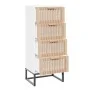 Aparador alto madera contrachapada blanco 40x30x95 cm de vidaXL, Aparadores - Ref: Foro24-352124, Precio: 135,22 €, Descuento: %