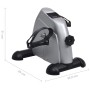 Pedalina plateada con carcasa de plástico de vidaXL, Bicicletas estáticas - Ref: Foro24-90627, Precio: 61,63 €, Descuento: %