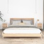 Mesitas de noche 2 uds hierro y madera blanco 40x30x55,5 cm de vidaXL, Mesitas de noche - Ref: Foro24-352092, Precio: 85,86 €...