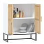 Aparador de madera contrachapada blanco 60x30x75 cm de vidaXL, Taquillas y armarios de almacenamiento - Ref: Foro24-352109, P...