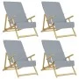 Toallas de playa 4 uds tela gris 400 g/m² 60x135 cm de vidaXL, Toallas de playa - Ref: Foro24-3157052, Precio: 46,32 €, Descu...