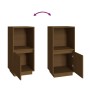 Aparador de madera maciza de pino marrón miel 38x35x80 cm de vidaXL, Aparadores - Ref: Foro24-814347, Precio: 42,01 €, Descue...