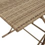 Set comedor de jardín 7 pzas con cojines ratán sintético beige en Conjuntos de jardín | Comprar online en Foru.es