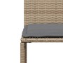 Set comedor de jardín 7 pzas con cojines ratán sintético beige en Conjuntos de jardín | Comprar online en Foru.es