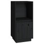 Aparador de madera maciza de pino negro 38x35x80 cm de vidaXL, Aparadores - Ref: Foro24-814348, Precio: 47,09 €, Descuento: %