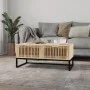 Mesa de centro hierro y madera contrachapada 80x40x35 cm de vidaXL, Mesas de centro - Ref: Foro24-352102, Precio: 94,89 €, De...