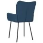 Sillas de comedor 2 unidades tela azul de vidaXL, Sillas de comedor - Ref: Foro24-344843, Precio: 104,64 €, Descuento: %