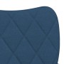 Sillas de comedor 2 unidades tela azul de vidaXL, Sillas de comedor - Ref: Foro24-344843, Precio: 105,98 €, Descuento: %