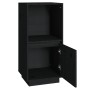 Aparador de madera maciza de pino negro 38x35x80 cm de vidaXL, Aparadores - Ref: Foro24-814348, Precio: 47,09 €, Descuento: %