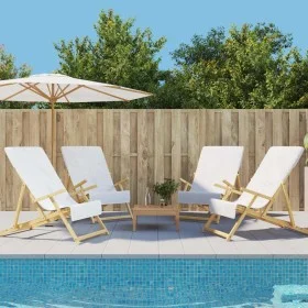 Toallas de playa 4 uds tela blanco 400 g/m² 60x135 cm de vidaXL, Toallas de playa - Ref: Foro24-3157050, Precio: 44,64 €, Des...