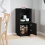 Aparador de madera maciza de pino negro 38x35x80 cm de vidaXL, Aparadores - Ref: Foro24-814348, Precio: 47,09 €, Descuento: %