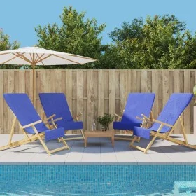 Toallas de playa 4 uds tela azul klein 400 g/m² 60x135 cm de vidaXL, Toallas de playa - Ref: Foro24-3157058, Precio: 46,52 €,...
