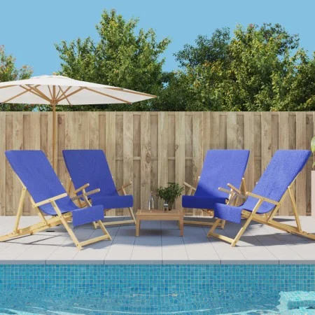 Toallas de playa 4 uds tela azul klein 400 g/m² 60x135 cm de vidaXL, Toallas de playa - Ref: Foro24-3157058, Precio: 46,52 €,...