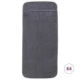 Toallas de playa 4 uds tela gris antracita 400 g/m² 60x135 cm de vidaXL, Toallas de playa - Ref: Foro24-3157054, Precio: 46,3...