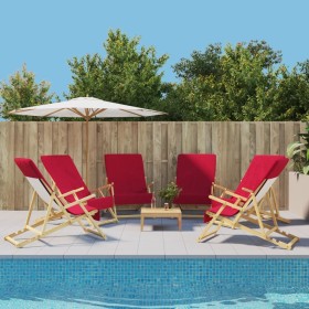 Toallas de playa 6 uds tela burdeos 400 g/m² 60x135 cm de vidaXL, Toallas de playa - Ref: Foro24-3157057, Precio: 66,67 €, De...
