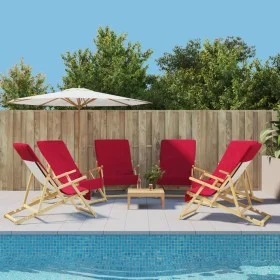 Toallas de playa 6 uds tela burdeos 400 g/m² 60x135 cm de vidaXL, Toallas de playa - Ref: Foro24-3157057, Precio: 64,88 €, De...
