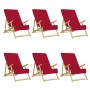 Toallas de playa 6 uds tela burdeos 400 g/m² 60x135 cm de vidaXL, Toallas de playa - Ref: Foro24-3157057, Precio: 66,67 €, De...